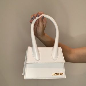 Jacquemus White Le Chiquito Moyen in White